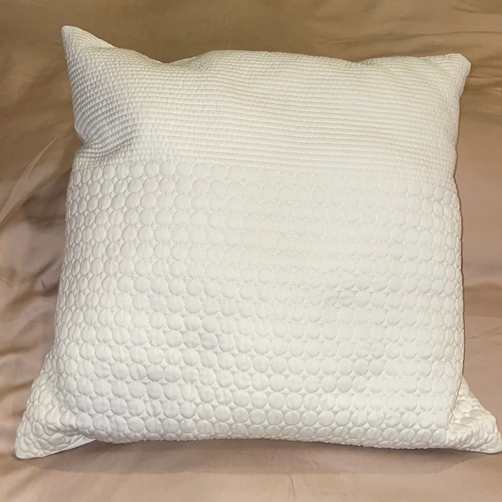Simply Vera Vera Wang White Throw Pillow